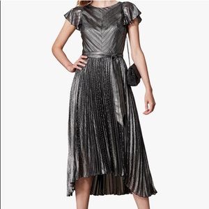 Wow silver Karen Millen High Low Dress